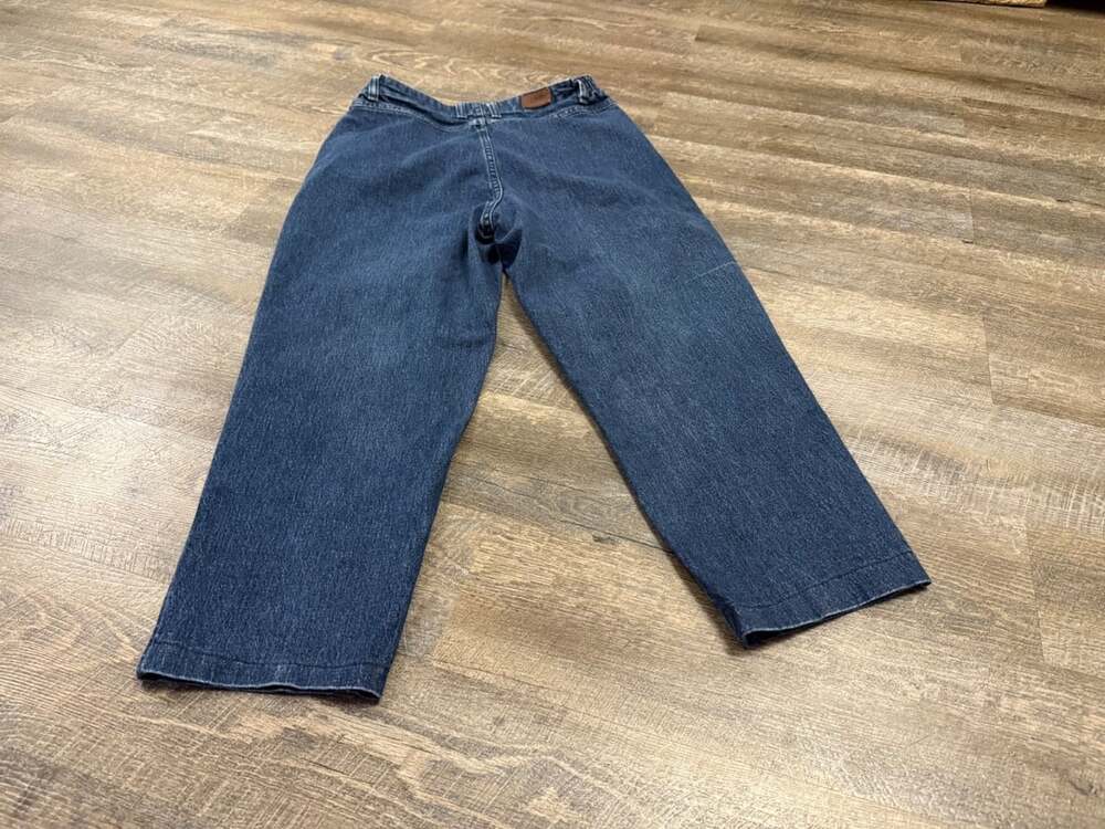 Womens Vintage 80s Lee Acid Wash High Rise Jeans 14S 100% Cotton Elastic Waist